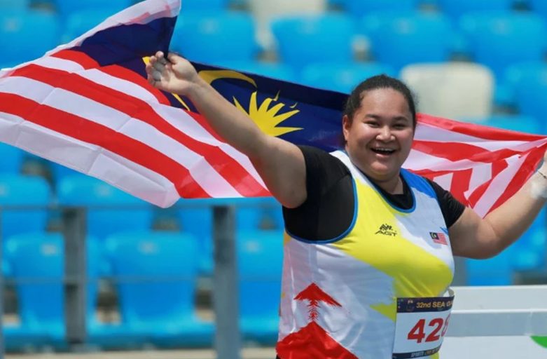 National hammer thrower Grace breaks SEA games record en route to defending gold