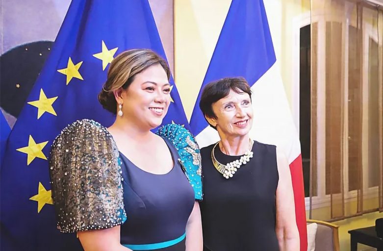 Liza Diño, first Filipino recipient of the highest civilian honor from France
