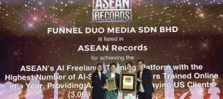 Freedom Business by Funnel Duo Media Earns ASEAN Record for AI Freelance Training Excellence