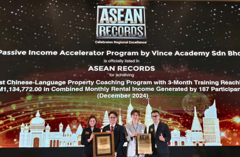 Vince Academy Sets ASEAN Records in Chinese-Language Property Coaching