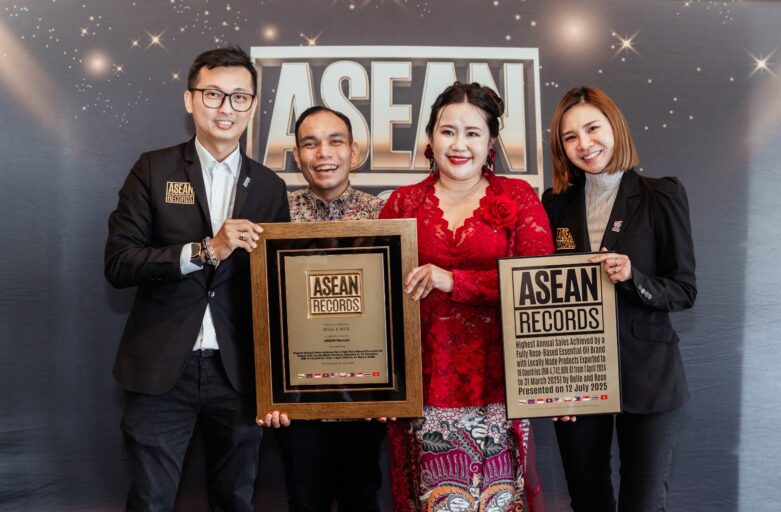Belle & Rose Essential Oils Honoured with ASEAN Records for Highest Annual Sales by a Rose-Based Essential Oil Brand