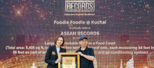 Foodie Foodie @ Kuchai Earns ASEAN Records Recognition for Largest Retractable Roof in a Food Court