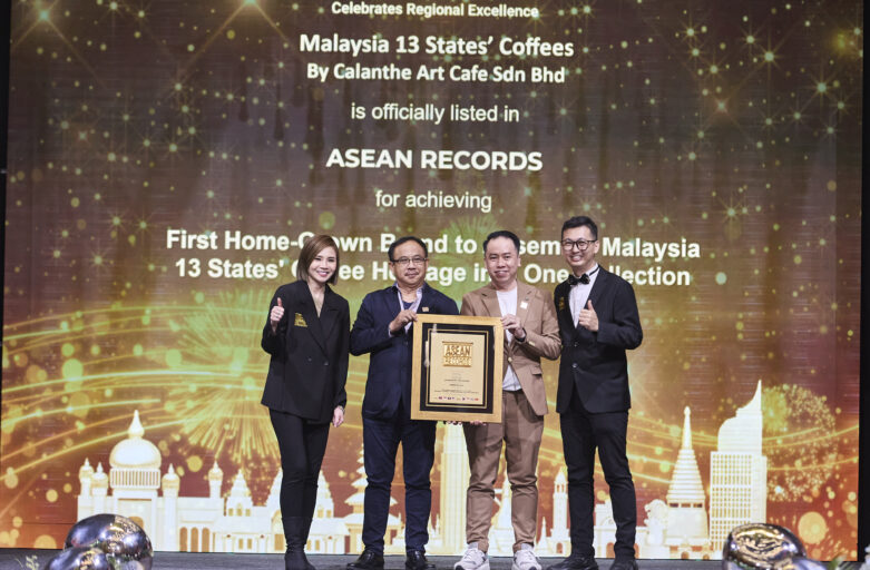 Calanthe Art Café Recognised by ASEAN Records for Uniting Malaysia’s 13 States Through a Single Coffee Collection