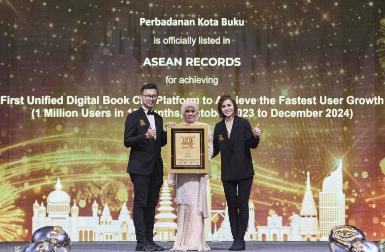 Perbadanan Kota Buku Officially Recognised by ASEAN Records for Achieving the Fastest User Growth by a Unified Digital Book City Platform