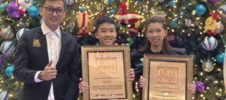 Candy Lee Ying Ying & Daniel Lee Qing Yan Recognised by ASEAN Records for the Most Multi-Category Ukulele Competition Awards Achieved by a Sibling Duo Across National and International Competitions