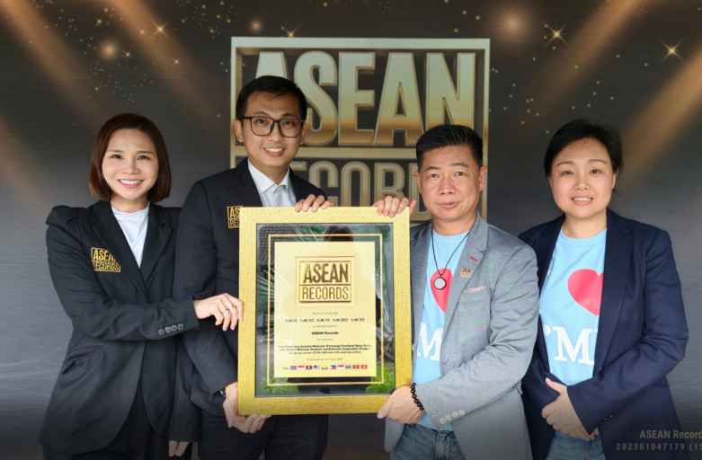 MK International Marketing Recognised by ASEAN Records for Breakthrough in Quantum Molecular Technology Functional Spray Series