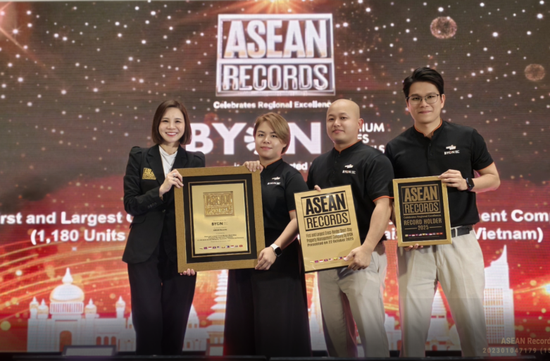 BYON Premium Suites & Hotels Recognised by ASEAN Records for First and Largest Cross-Border Short-Stay Property Management Company
