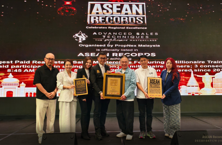 PropNex Realty Recognised by ASEAN Records for Organising the Largest Paid Real Estate Sales Masterclass Featuring a Millionaire Trainer Panel