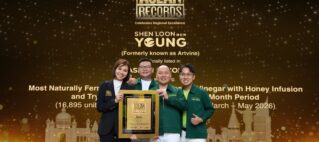 Shen Loon Young Recognised by ASEAN Records for Achieving Record Sales of Naturally Fermented Coconut Blossom Vinegar with Honey Infusion and Tryptophan