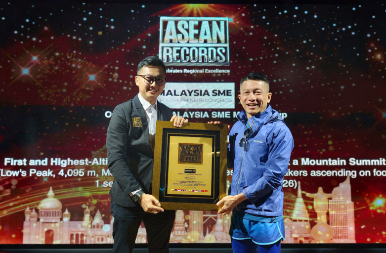 MALAYSIA SME MEDIA GROUP Recognised by ASEAN Records for Convening the First and Highest-Altitude Business Congress at a Mountain Summit
