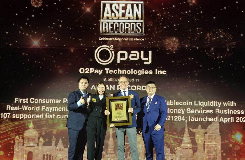 O2Pay Technologies Inc. Recognised by ASEAN Records for Connecting Stablecoin Liquidity with Real-World Payment Networks