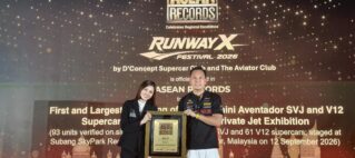 D’Concept Supercar Club and The Aviator Club Recognised by ASEAN Records for First and Largest Gathering of Lamborghini Aventador SVJ and V12 Supercars Staged Alongside a Private Jet Exhibition