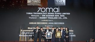 70mai Recognised by ASEAN Records for Most Dashcam Units Sold Across Three E-Commerce Platforms in Two Countries in 20 Months