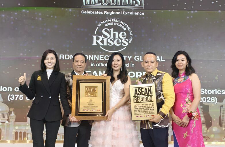 RDN Connectivity Global Recognised by ASEAN Records for Largest Compilation of Self-Submitted Real-Life “She Rises” Women’s Stories in a Single Book