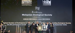 Zoo Negara Malaysia Recognised by ASEAN Records for Highest Number of Participants in Group Events Hosted by a Zoo’s Founding Zoological Society