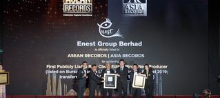 Enest Group Berhad Recognised by ASEAN Records for First Publicly Listed Raw Clean Edible Bird’s Nest Producer